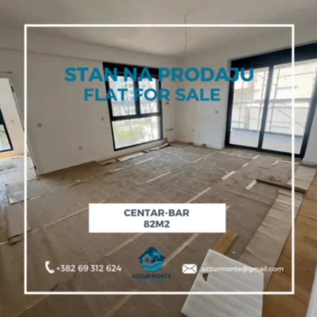 Prodaja, dvosoban stan, 82m², Centar, Bar