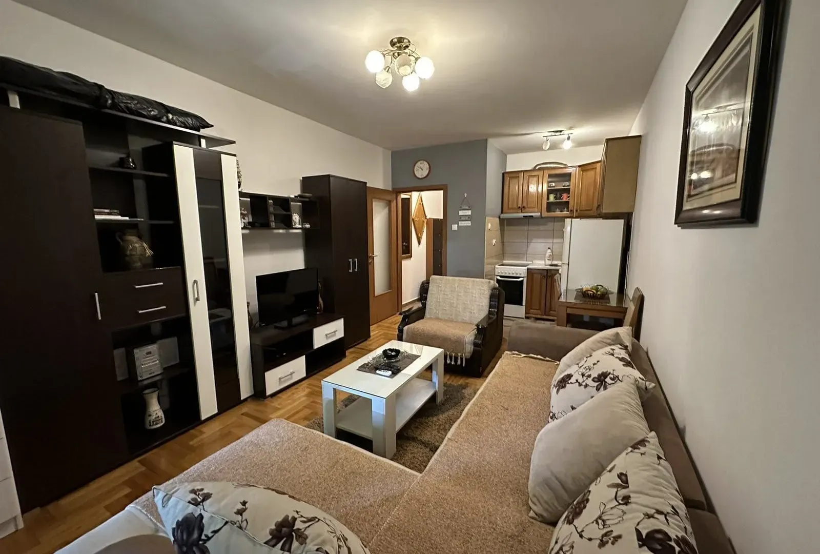 Rent, one bedroom apartment, 38m², Gintaš, Podgorica