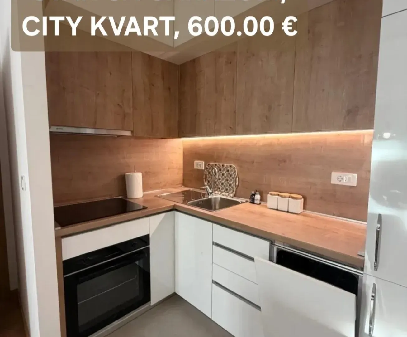 Rent, one bedroom apartment, 45m², City Kvart, Podgorica