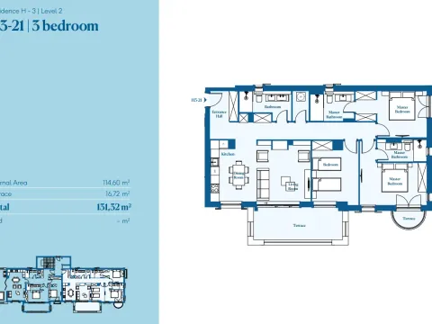 Prodaja, trosoban stan, 131m², Luštica Bay, Tivat - image 10