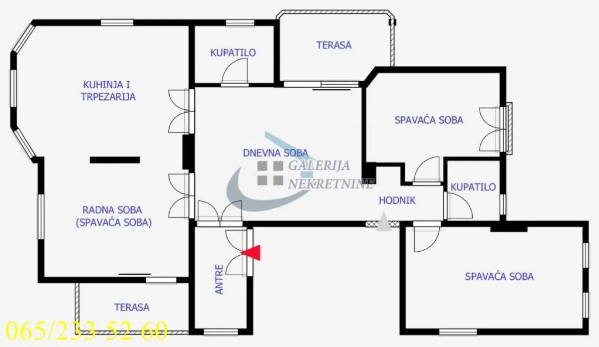 Sale, four bedroom apartment, 130m², Voždovac Sve Podlokacije, Beograd