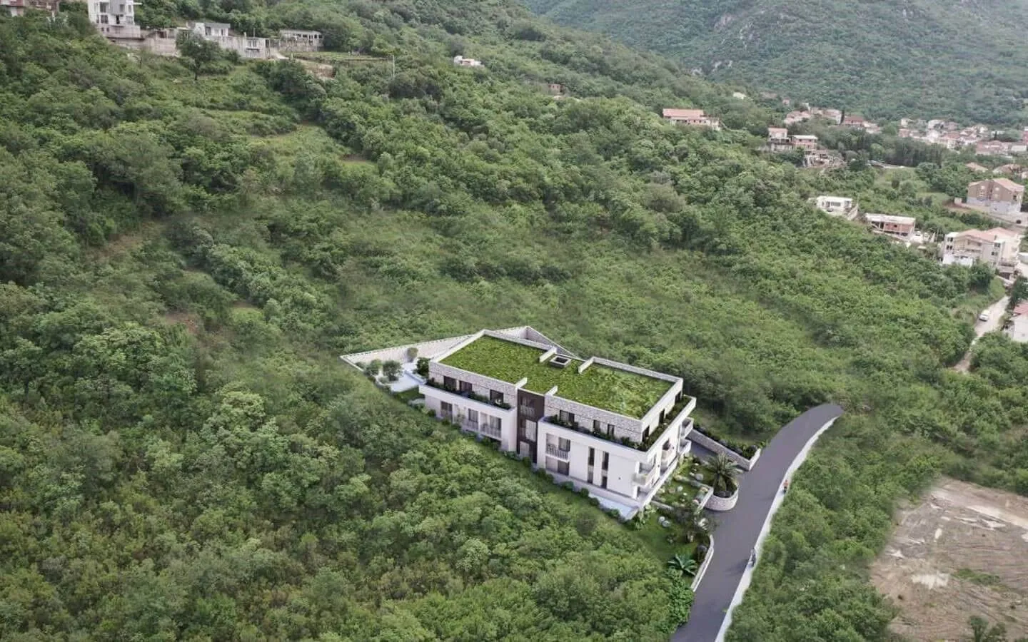 Prodaja, jednosoban stan, 44m², Lastva Grbaljska, Kotor
