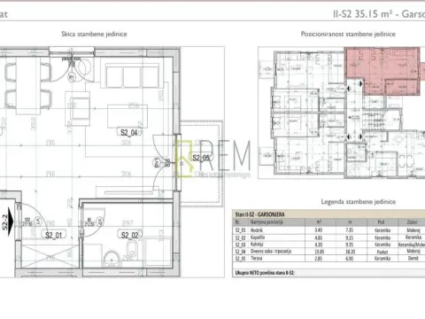 Prodaja, garsonjera, 34m², Tološi, Podgorica - image 5