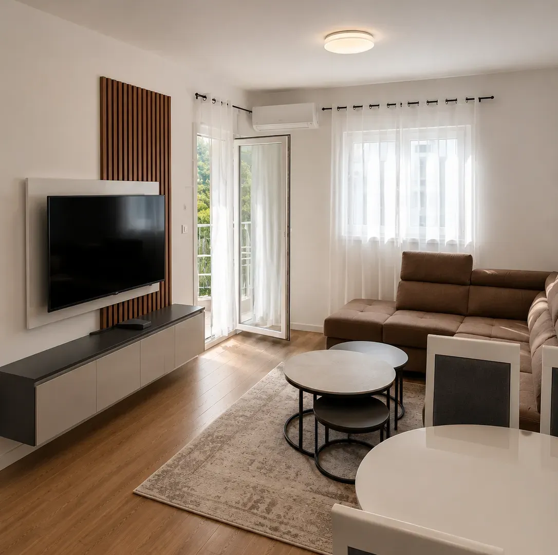 Izdavanje, jednosoban stan, 47m², Stari Aerodrom, Podgorica