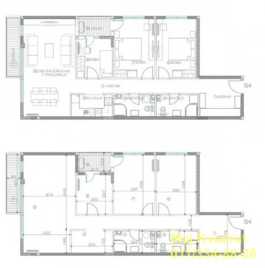 Sale, four bedroom apartment, 98m², Zemun Gornji Grad, Zemun Sve Podlokacije
