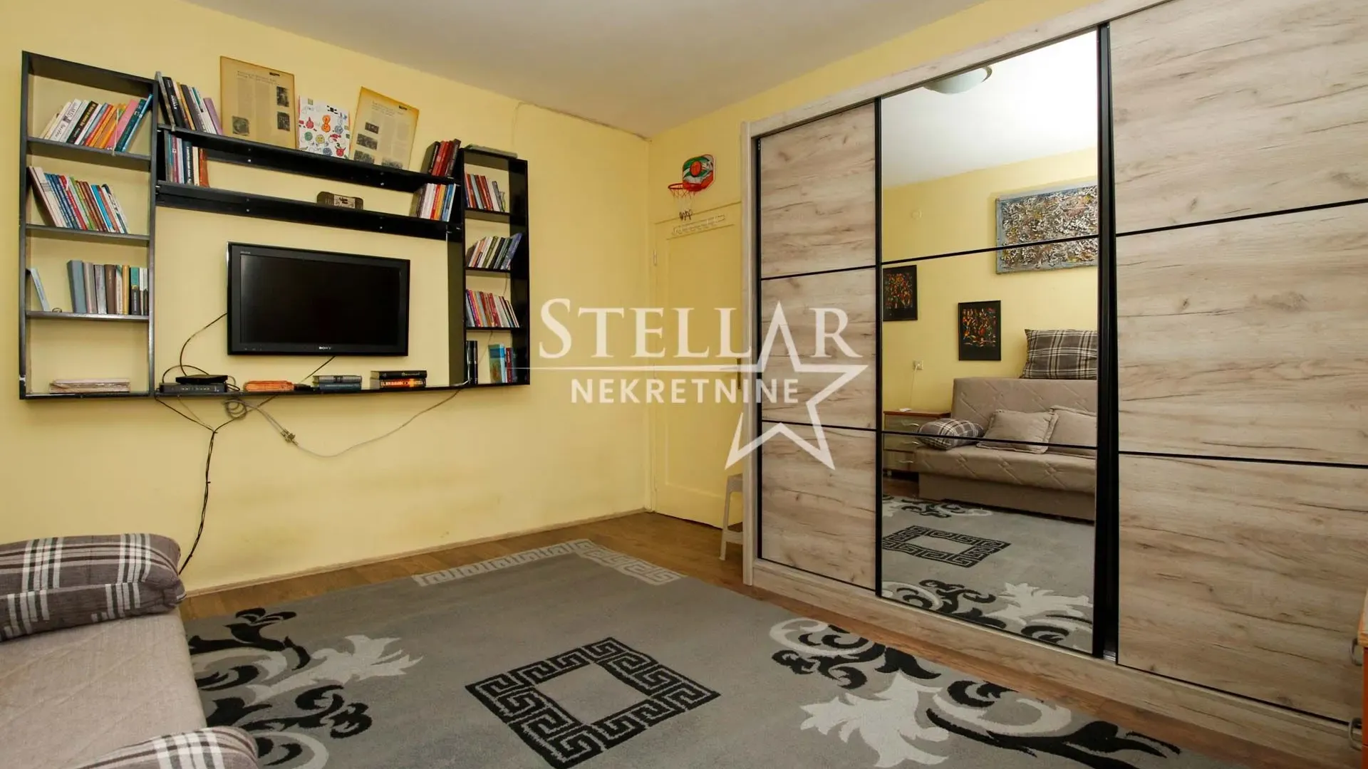 Rent, one bedroom apartment, 43m², Stara Varoš, Podgorica