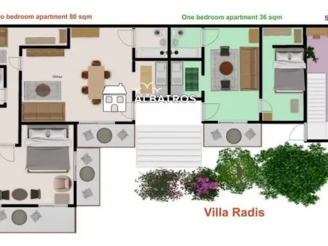 Rent, house, 80m², Dobre Vode, Bar - image 6