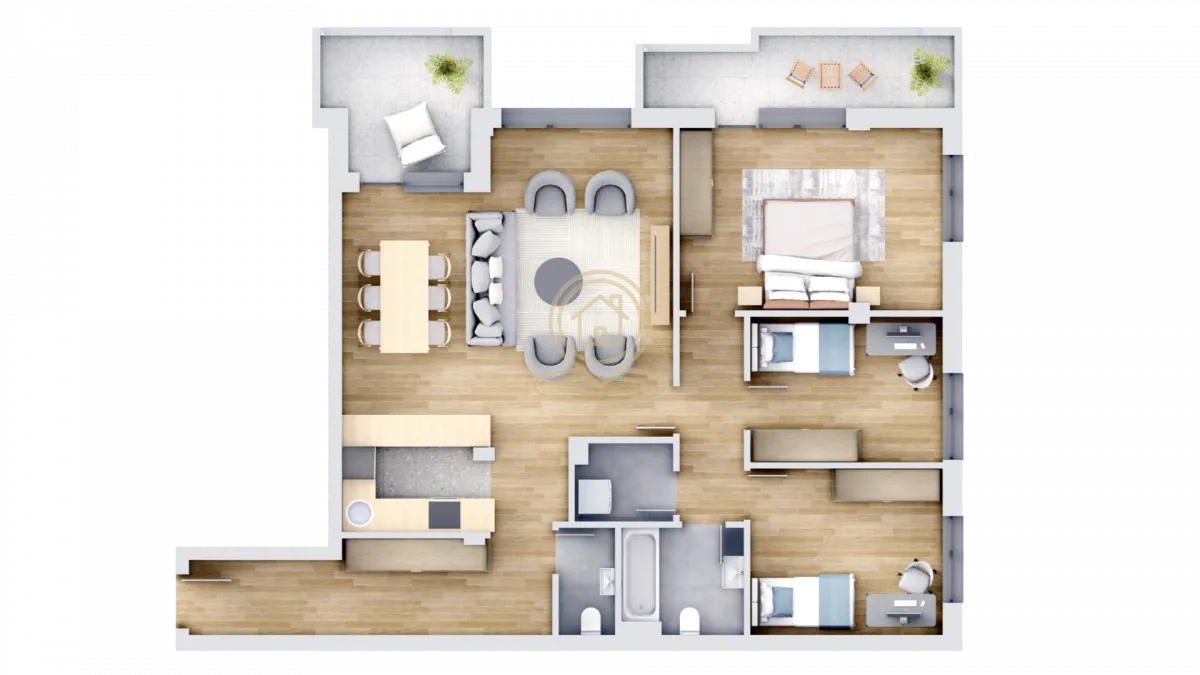 Prodaja, četvorosoban stan, 151m², Centar, Novi Sad