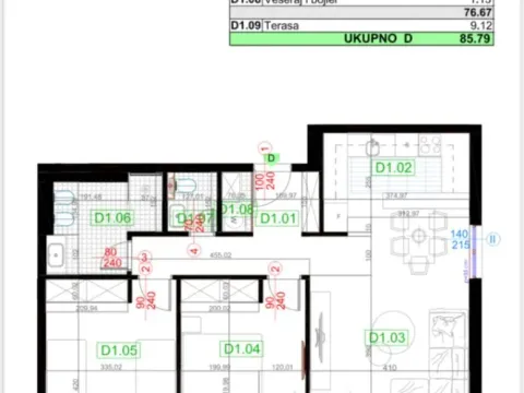 Prodaja, stan, 86m², Donja Gorica, Podgorica - image 6