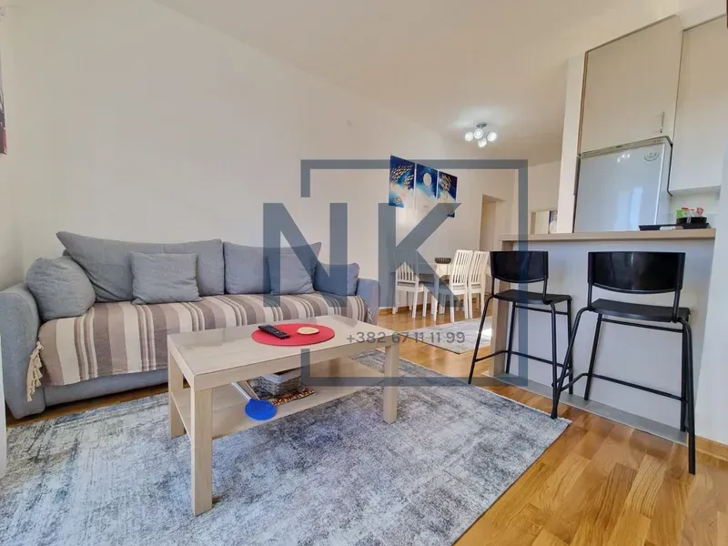 Rent, one bedroom apartment, 47m², Bečići, Budva