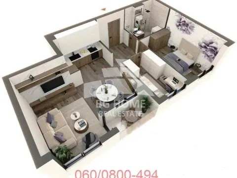 Prodaja, dvosoban stan, 57m², Zemun Gornji Grad, Zemun Sve Podlokacije - image 7