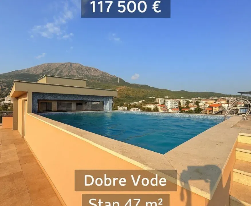 Sale, one bedroom apartment, 47m², Dobre Vode, Bar