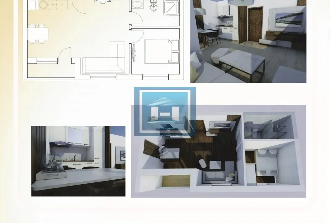 Sale, one bedroom apartment, 35m², Aqua park, Jagodina