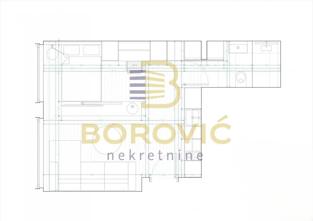 Sale, one bedroom apartment, 32m², Vračar Sve Podlokacije, Beograd