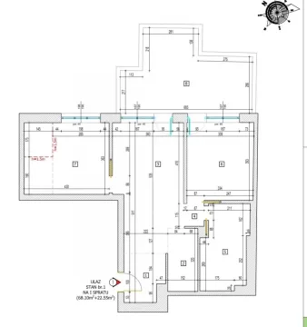 Rent, three bedroom apartment, 90m², Vukov Spomenik, Zvezdara Sve Podlokacije - image 17