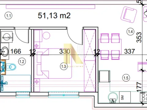 Prodaja, dvosoban stan, 51m², Telep, Novi Sad Sve Podlokacije - image 3