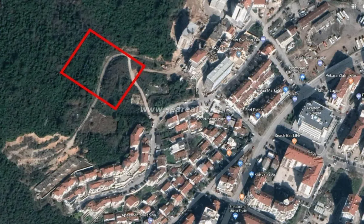 Prodaja, plac, 8900m², Budva, Crna Gora