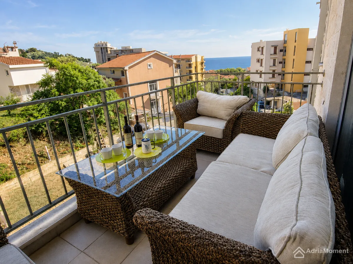 Prodaja, dvosoban stan, 54m², Petrovac, Budva