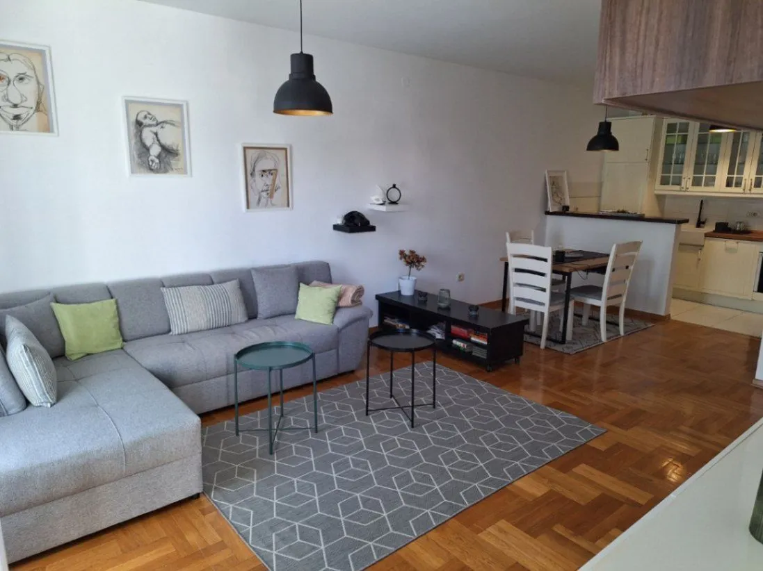 Rent, one bedroom apartment, 55m², Pobrežje, Podgorica