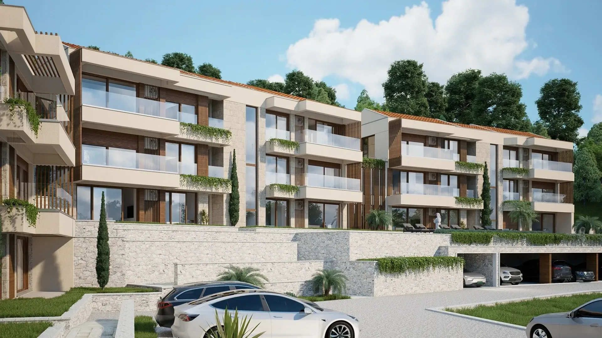 Sale, apartment, 54m², Blizikuće, Budva