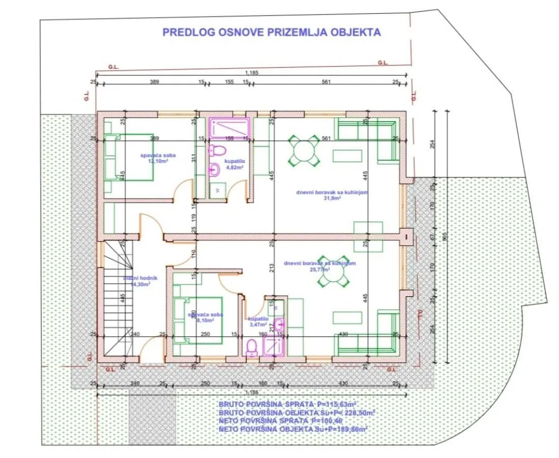 Prodaja, kuća, 184m², Gošići, Tivat