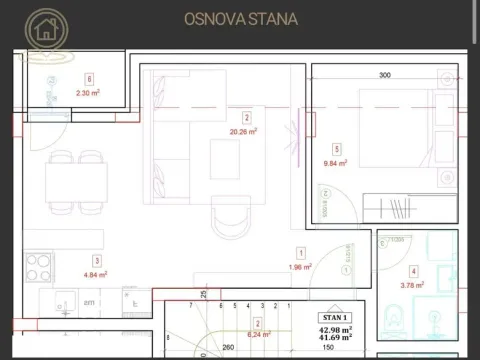 Prodaja, dvosoban stan, 42m², Adice, Novi Sad Sve Podlokacije - image 2