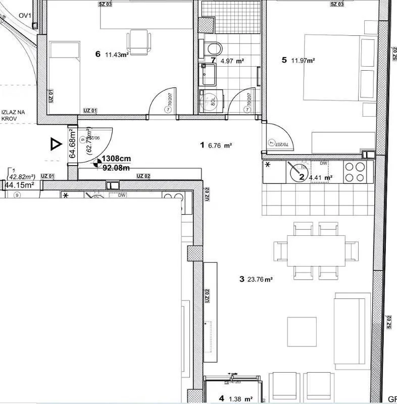 Prodaja, trosoban stan, 65m², Novi Sad Sve Podlokacije, Novi Sad