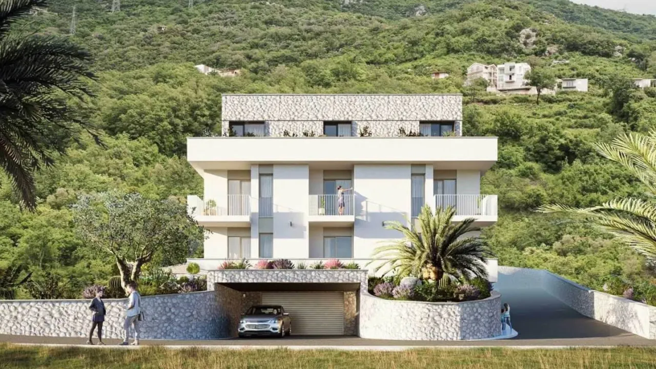 Prodaja, jednosoban stan, 57m², Lastva Grbaljska, Kotor