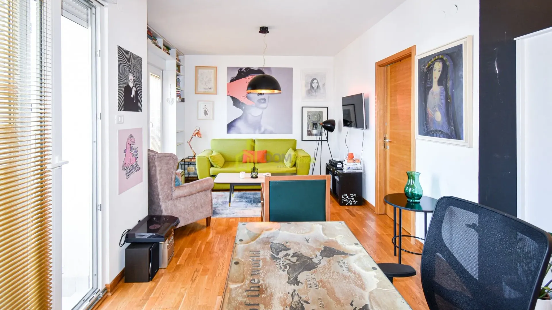 Rent, one bedroom apartment, 50m², City Kvart, Podgorica