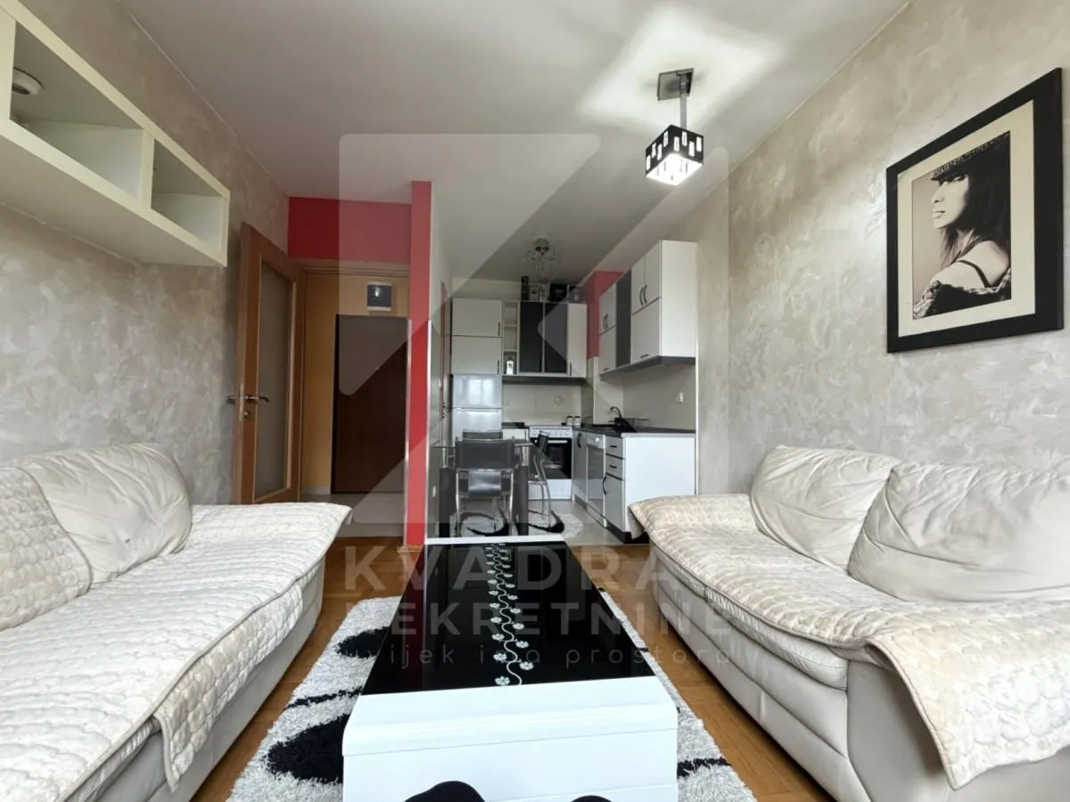 Izdavanje, jednosoban stan, 37m², Stari Aerodrom, Podgorica