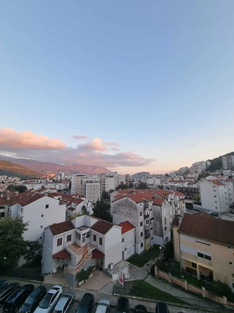 View of the city and surrounding hills from the property terrace.
