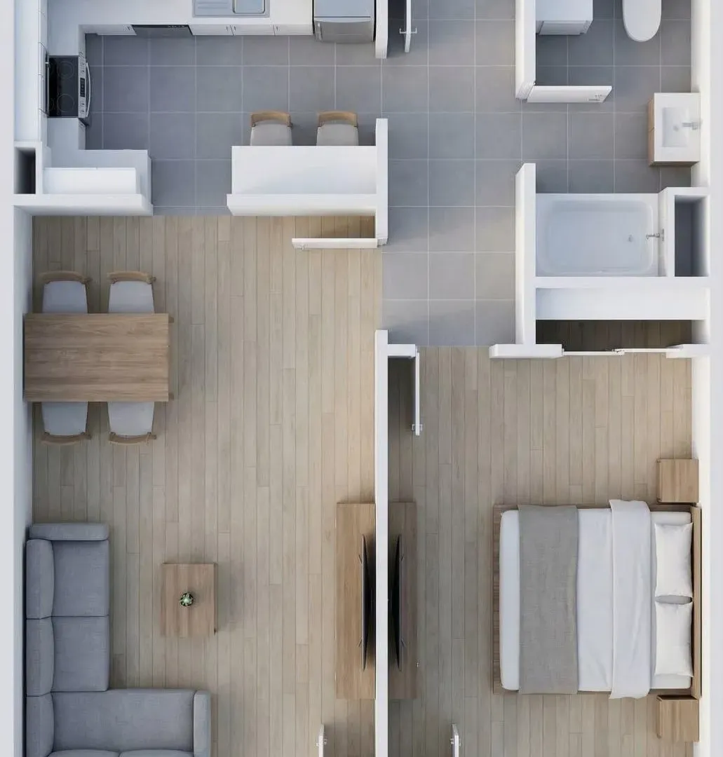 Prodaja, garsonjera, 31m², Kavač, Kotor