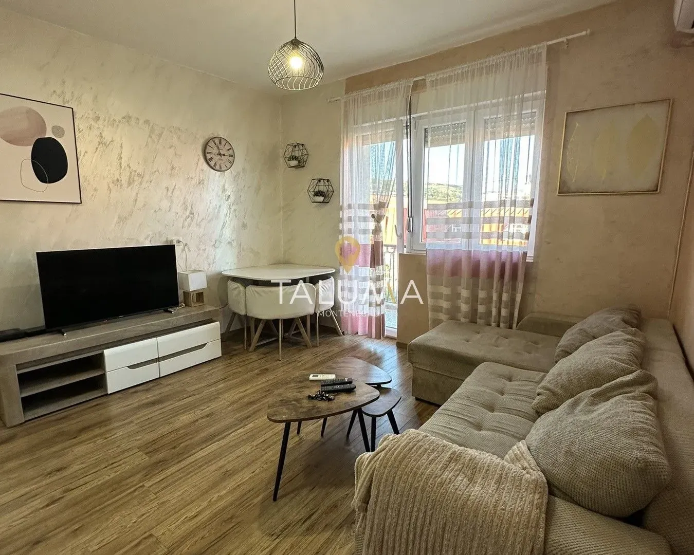 Izdavanje, dvosoban stan, 55m², Preko Morače, Podgorica