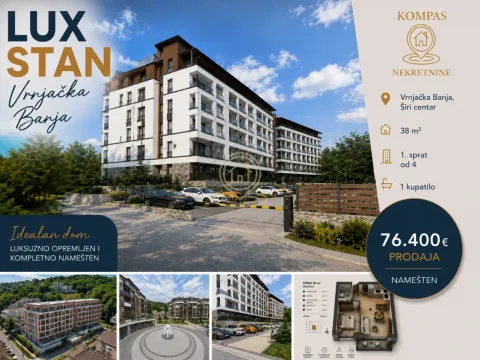Prodaja, jednosoban stan, 38m², Centar, Vrnjačka Banja - image 1