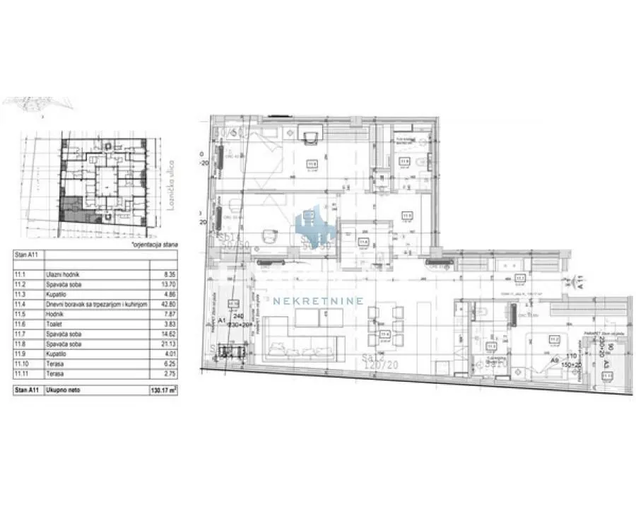 Izdavanje, trosoban stan, 86m², Novi Beograd Blok 67, Novi Beograd Sve Podlokacije