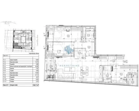 Izdavanje, trosoban stan, 86m², Novi Beograd Blok 67, Novi Beograd Sve Podlokacije - image 16