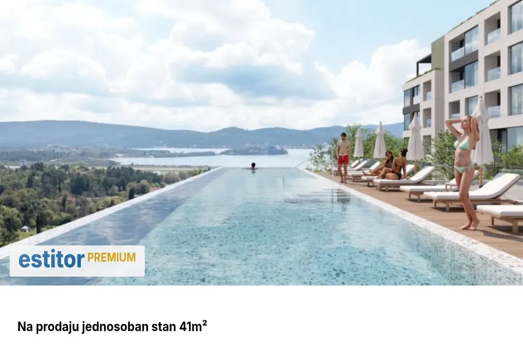 Prodaja, jednosoban stan, 41m², Tivat, Crna Gora