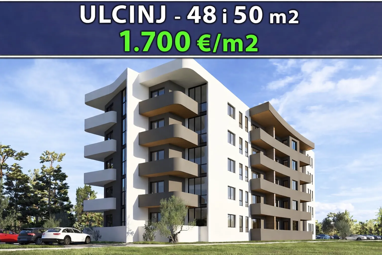 Sale, one bedroom apartment, 50m², Ulcinjsko Polje, Ulcinj