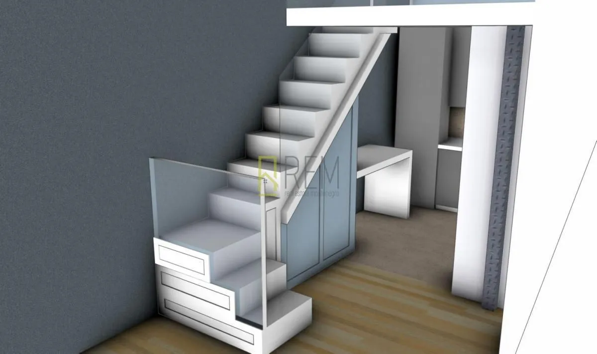 Prodaja, jednosoban stan, 52m², Stari Aerodrom, Podgorica