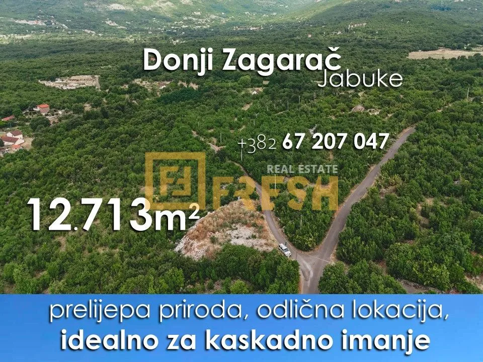 Prodaja, plac, 12713m², Danilovgrad, Crna Gora