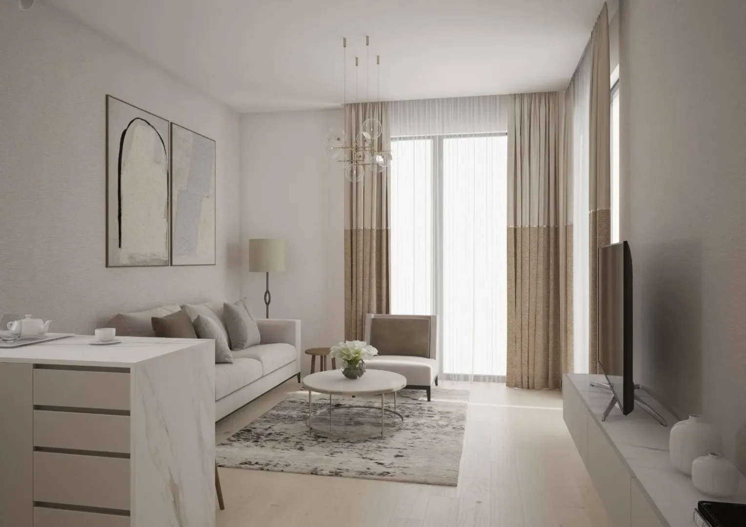 Sale, two bedroom apartment, 45m², Bečići, Budva