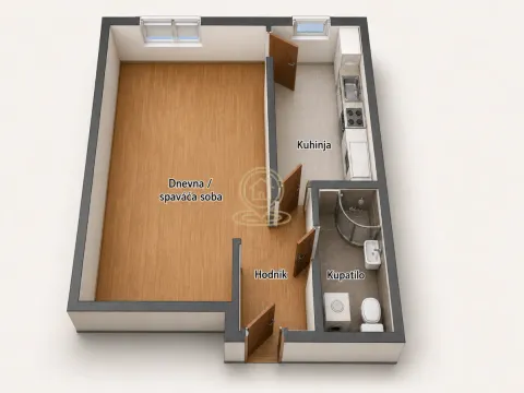 Sale, one bedroom apartment, 34m², Bubanj, Kragujevac - image 3