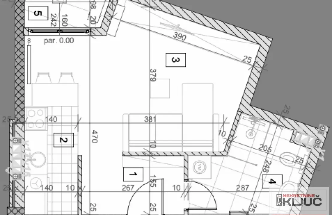 Prodaja, jednosoban stan, 33m², Salajka, Novi Sad Sve Podlokacije