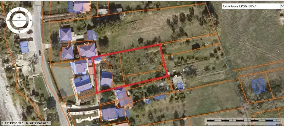 Prodaja, plac, 1676m², Dajbabe, Podgorica