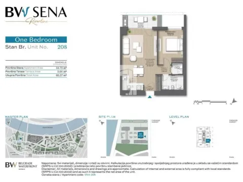 Prodaja, dvosoban stan, 60m², Savski Venac, Beograd - image 2
