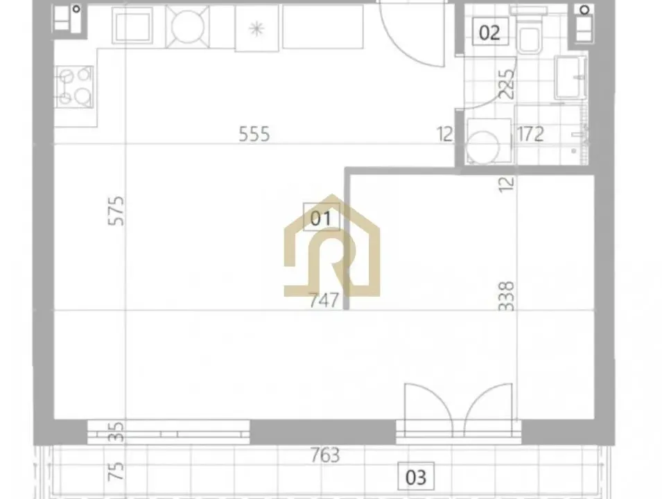 Prodaja, jednosoban stan, 46m², Hala Pionir, Palilula Sve Podlokacije