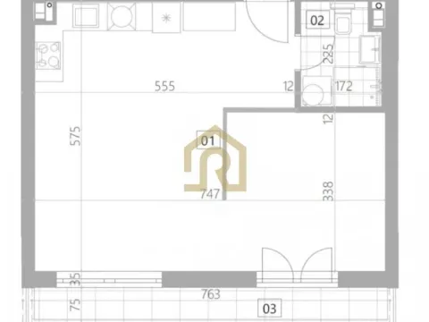 Prodaja, jednosoban stan, 46m², Hala Pionir, Palilula Sve Podlokacije