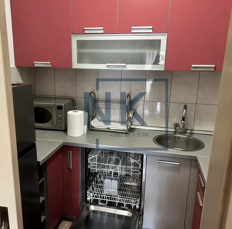 Rent, one bedroom apartment, 44m², Stari Aerodrom, Podgorica