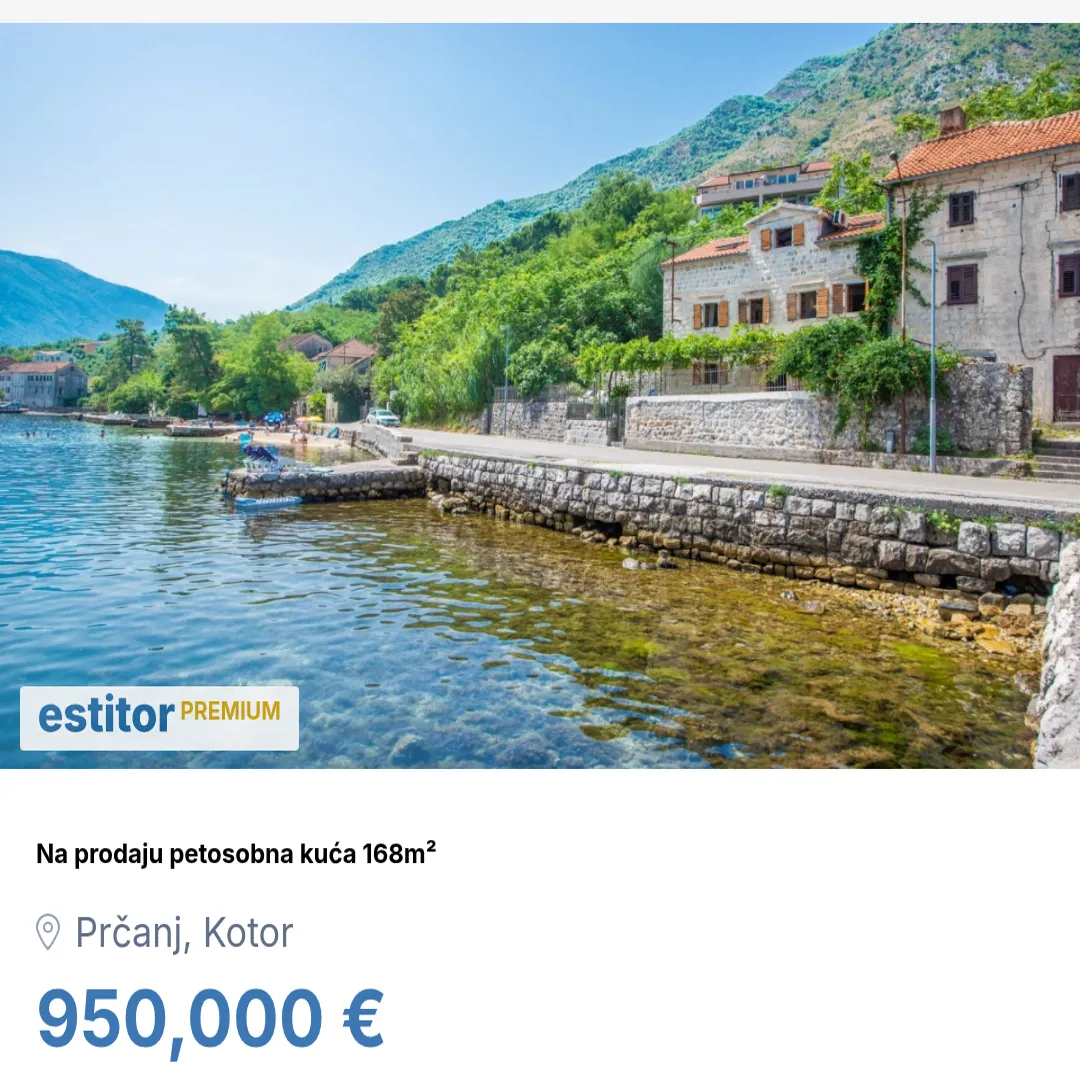 Prodaja, kuća, 168m², Prčanj, Kotor