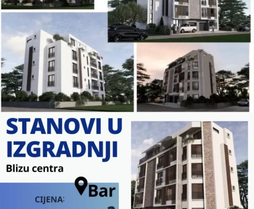 Prodaja, dvosoban stan, 57m², Centar, Bar